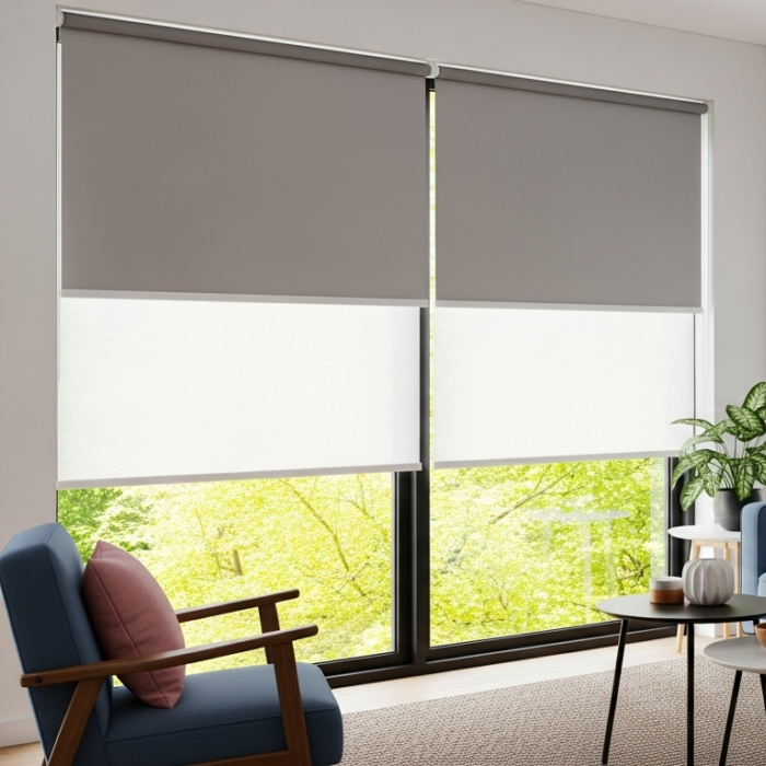 Cortina Roller Doble100x200 Café