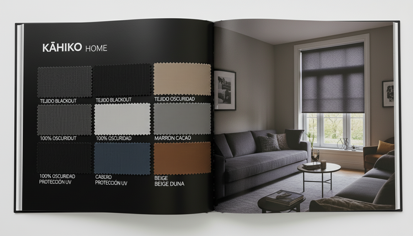 Muestrario de telas Kāhiko Home SpA