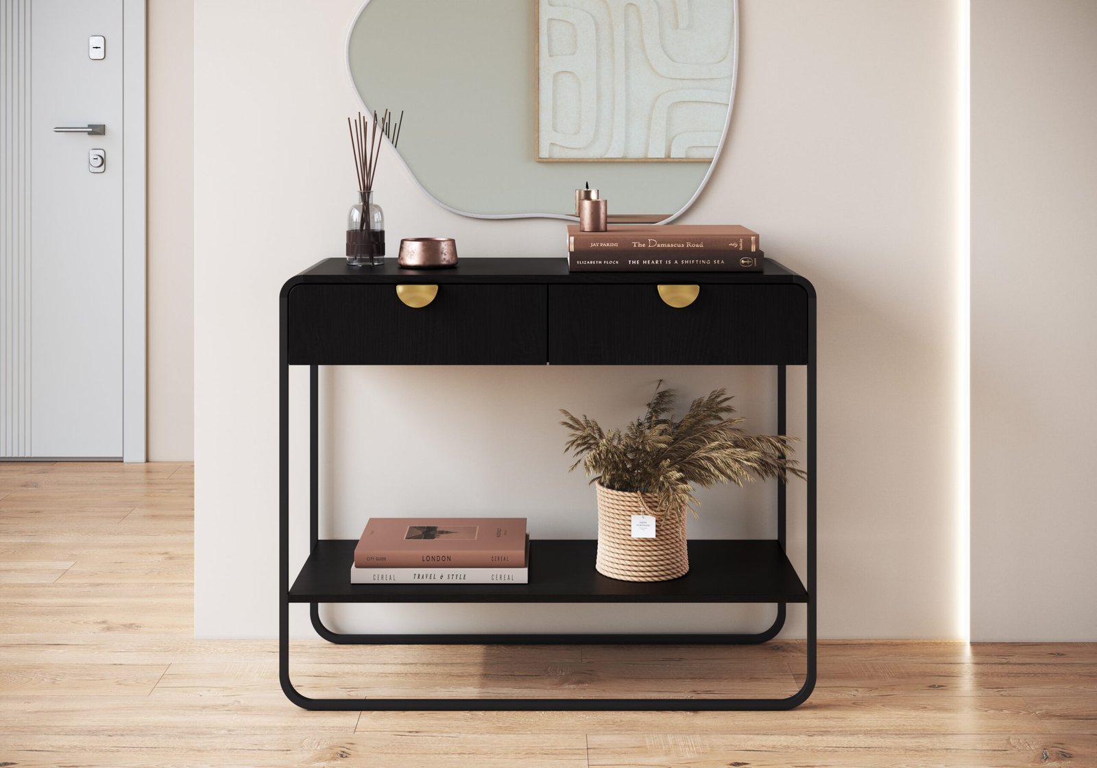 MUEBLE Arrimo Luna Negro